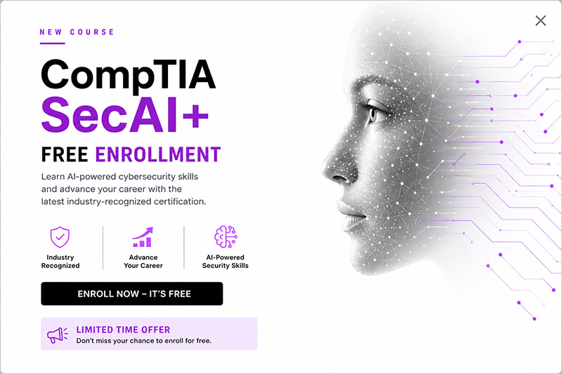 CompTIA SecAI+ Free Enrollment